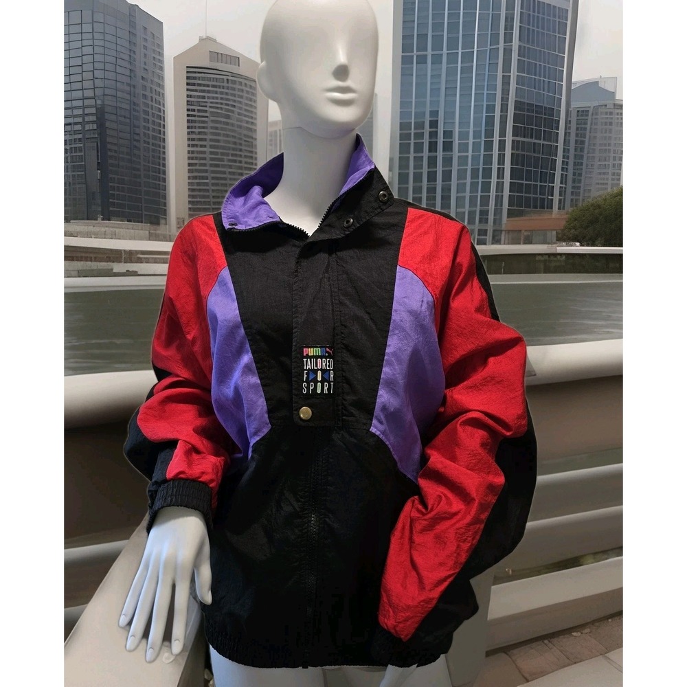90s  PUMA Retro Inspirer TFS OG‎ Track Jacket Windbreaker Tailored For Sport
